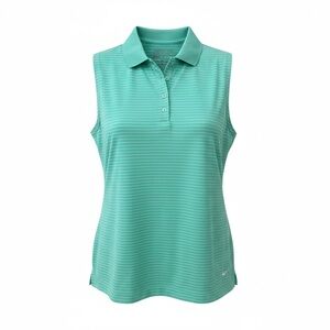 Nike Golf Women's Green Striped Tank Top
